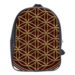 Flower Of Life School Bag (xl) by Sudhe