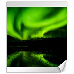 Aurora Borealis Northern Lights Sky Canvas 20  X 24  by Sudhe