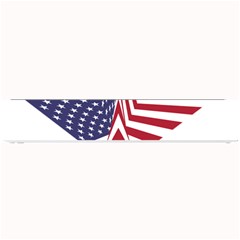 A Star With An American Flag Pattern Small Bar Mats by Sudhe