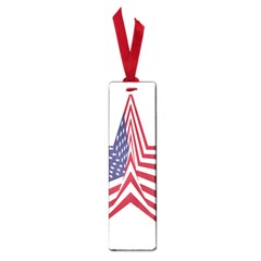 A Star With An American Flag Pattern Small Book Marks by Sudhe