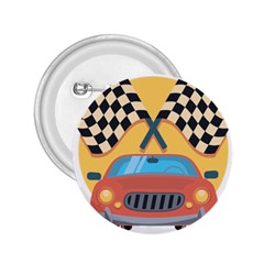 Automobile Car Checkered Drive 2 25  Buttons by Sudhe