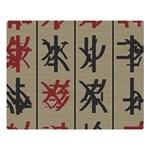 Ancient Chinese Secrets Characters Double Sided Flano Blanket (Large)  80 x60  Blanket Front