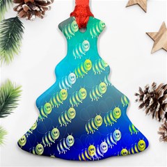 Animal Nature Cartoon Wild Wildlife Wild Life Christmas Tree Ornament (two Sides) by Sudhe