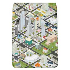 Simple Map Of The City Removable Flap Cover (l) by Sudhe