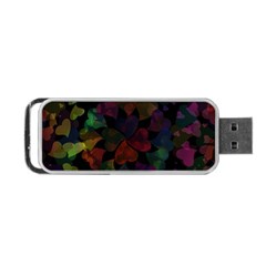 Falling Hearts  Portable Usb Flash (two Sides) by LoolyElzayat