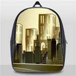 Architecture City House School Bag (XL) Front