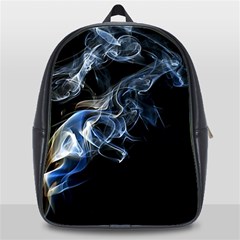 Smoke Flame Dynamic Wave Motion School Bag (xl) by Sudhe