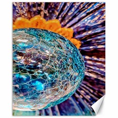 Multi Colored Glass Sphere Glass Canvas 16  X 20  by Sudhe