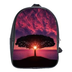 Flight Landscape Nature Sky School Bag (xl) by Sudhe