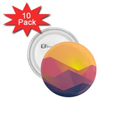 Image Sunset Landscape Graphics 1 75  Buttons (10 Pack) by Sudhe