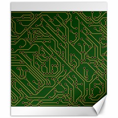 Circuit Board Electronics Draft Canvas 20  X 24  by Pakrebo