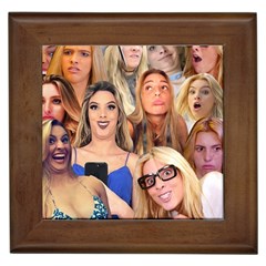 Lele Pons - Funny Faces Framed Tiles by Valentinaart