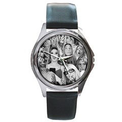 Lele Pons - Funny Faces Round Metal Watch by Valentinaart