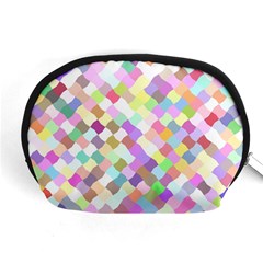 Mosaic Colorful Pattern Geometric Accessory Pouch (medium) by Mariart