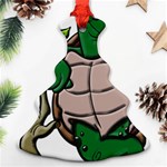 Amphibian Animal Cartoon Reptile Christmas Tree Ornament (Two Sides) Front