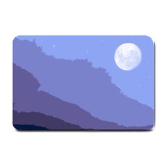 Nature Night Small Doormat  by LoolyElzayat