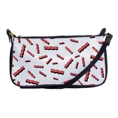 Funny Bacon Slices Pattern Infidel Red Meat Shoulder Clutch Bag by genx