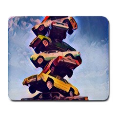 Pretty Colors Cars Large Mousepads by StarvingArtisan