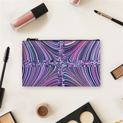 Electric Field Art Ix Cosmetic Bag (small) by okhismakingart