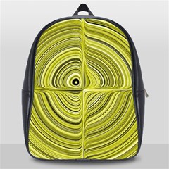 Electric Field Art Xxvii School Bag (large) by okhismakingart