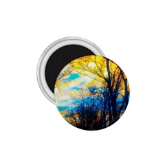 Yellow And Blue Forest 1 75  Magnets by okhismakingart