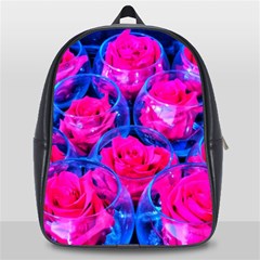 Rose Bowls School Bag (large) by okhismakingart