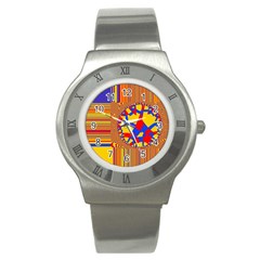 Graphic Design Graphic Design Stainless Steel Watch by Pakrebo