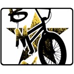 Bmx Double Sided Fleece Blanket (Medium)  58.8 x47.4  Blanket Back