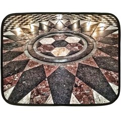 Statehouse Rotunda Floor Fleece Blanket (mini) by Riverwoman