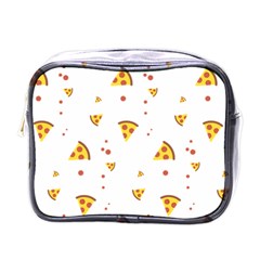 Pizza Pattern Pepperoni Cheese Funny Slices Mini Toiletries Bag (one Side) by genx