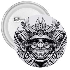 Drawing Samurai Tattoo Sketch Japanese Samurai 3  Buttons by Sudhe