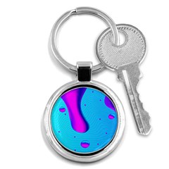 Liquid Abstract Modern Design Key Chains (round)  by Pakrebo