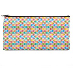 Seamless Pattern Background Abstract Rainbow Pencil Cases by HermanTelo