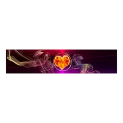 Flame Heart Smoke Love Fire Velvet Scrunchie by HermanTelo