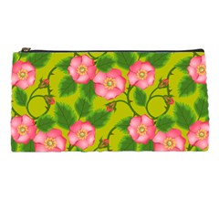 Roses Flowers Pattern Bud Pink Pencil Cases by HermanTelo