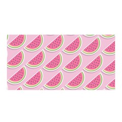 Melons Pattern Food Fruits Melon Satin Wrap by Pakrebo