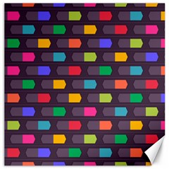 Background Colorful Geometric Canvas 20  X 20  by HermanTelo