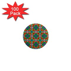 Seamless Pattern Tile Tileable 1  Mini Magnets (100 Pack)  by Pakrebo