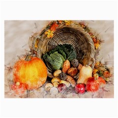 Pumpkin Vegetables Autumn Large Glasses Cloth by Pakrebo