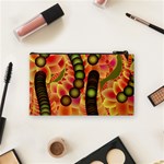 Abstract Background Digital Green Cosmetic Bag (Small) Back