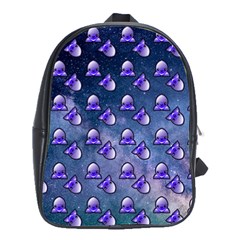 Kawaii Space Rocket Pattern School Bag (large) by snowwhitegirl