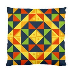 Background Geometric Color Plaid Standard Cushion Case (one Side) by Mariart