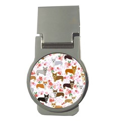 Corgis Corgi Pattern Money Clips (round)  by Sapixe