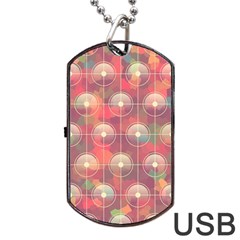 Colorful Background Abstract Dog Tag Usb Flash (one Side) by Sapixe