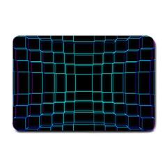 Texture Lines Background Small Doormat  by HermanTelo