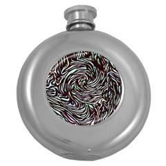 Stained Glass Round Hip Flask (5 Oz) by Mariart