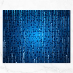 Abstract Rain Space Rectangular Jigsaw Puzzl by Bajindul