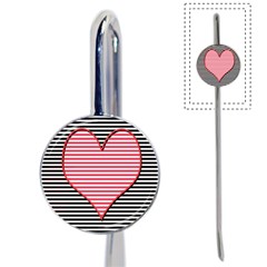 Heart Stripes Symbol Striped Book Mark by Bajindul