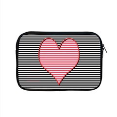 Heart Stripes Symbol Striped Apple Macbook Pro 15  Zipper Case by Bajindul