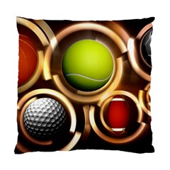 Sport Ball Tennis Golf Football Standard Cushion Case (two Sides) by Bajindul